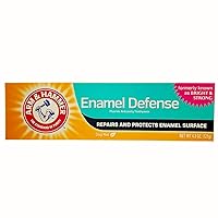 ARM & HAMMER Enamel Defense Toothpaste, Crisp Mint 4.3 oz (Pack of 4)