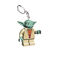 IQ Lego Star Wars Yoda LED Keychain Light - 2.25 Inch Tall Figure