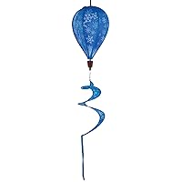 In the Breeze 0989 Snowflakes Spinner Hot Air 6 Panel Spinning Balloon-Outdoor Winter Decoration,10.5