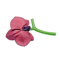 Orchid Brooch Brooch Pin Badge Button K Flower Spring Hard 50 Mm