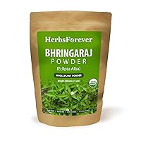 Bhringaraj Powder – Eclipta Alba – Hair Care Herb – Natural Hair Conditioner – Nourishes Hair Follicles – Non GMO, Organic, Vegan – 230 Gms