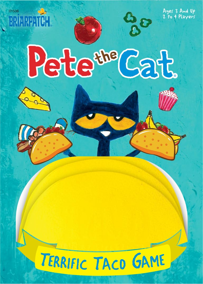 Briarpatch | Pete The Cat Terrific Taco Game, Fans of Pete The Cat Books, Ages 3+