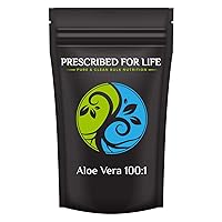 Aloe Vera Powder 100:1 (Aloe barbadensis) | Aloe Vera Gel Supplement for Skin Care and Health Benefits | Food Grade, Natural, Vegan, Non-GMO, Gluten Free (10 kg / 22 lb)