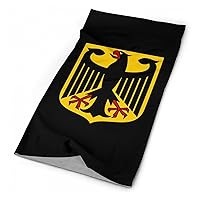 Coat of Arms of Germany Unisex Neck Gaiter Face Cover Scarf Seamless Bandanas Face Mask for Cycling Hiking