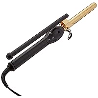 Pro Tools Express Gold Curl Marcel Titanium Curling Iron, Fast-Heating to Create a Variety of Curls, .75