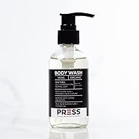 SKINCARE Mens Body Wash Natural | Washes Away Bacteria While Nourishing Your Skin | Tea Tree Body Wash | Body Cleanser with Mint & Shower Gel | Aloe Vera Body Wash | Peppermint Body Wash | 4 Oz