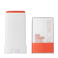 FLOWER BEAUTY By Drew Barrymore Lip & Cheek Gel Crush - Cream Blush and Lips Tint in One Portable Multistick - Hydrating Burst of Color - (Citrus Crush)