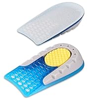 Height Increase Insole TPE Silic Gel Heighten Lift Half Shoes Pad Soft Comfort Inner Growing Heel Sole (Color : D, Size : 3CM)