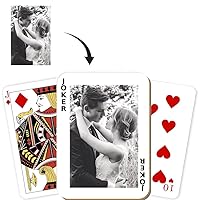 Custom Deck of Playing Cards Wedding Personalized Playing Cards with Photos, for Parties, Weddings,and More