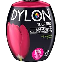 Dylon Washing Fabric Clothes Soft Furnishings Machine Dye Pod 350g 36 Tulip Red, 350 g (Pack of 1), 12 Ounce