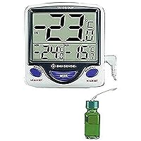 Digi-Sense - AO-94460-82 Calibrated Jumbo Fridge/Freezer Digital Thermometer, Bottle Probe