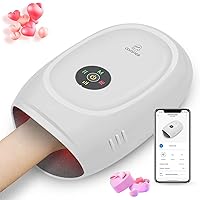 COMFIER Hand Massager with Heat and Compression, Rechargeable Hand Massager for Arthritis and Carpal Tunnel with APP Control, Mother's Day Gifts for Women Men