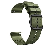 Official Silicone Wristband Straps for Polar Vantage M Sport Smart Watch Replacement Band Man Woman Bracelet Correa (Color : Army Green, Size : for Polar Vantage M)