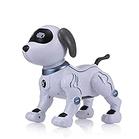 K16A Electronic Pets Robot Dog Stunt Dog Voice Command Programmable Touch-Sense Music Song for Birthday
