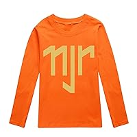 Teens Neymar JR Classic Casual Crewneck Pullover Boys Girls Comfy Long Sleeve Baggy T-Shirts Tops for Fall Winter