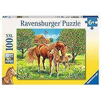 Ravensburger Horses on The Field Jigsaw Puzzle (100 Piece)