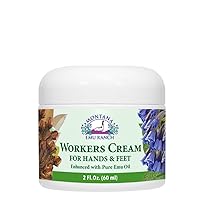 Workers Cream for Hands and Feet - 2 Ounce Jar - Enhanced with Pure Emu Oil