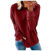 Dressy Tops for Women Summer 2023 Autumn and Winter European and American Loose Large Size Chocolate Blouses for