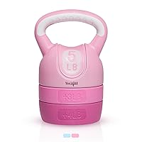 Yes4All Kettlebell Sets - Adjustable Kettlebell Set for Strength Training - Kettlebells Adjustable Weight for Versatile Workouts