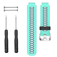22MM Silicone Watchband Strap for Garmin Forerunner 220 230 235 620 630 735XT GPS Sports Watch Strap With Pins & Tools