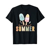 Retro Have Cool Summer Shirt Ice Cream Funny Vacation T-Shirt
