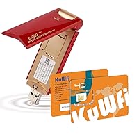 KuWFi 4G LTE USB Modem Dongle and 2GB Prepaid 4G LTE SIM Card