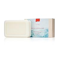 Thymes Aqua Coralline Bath Soap - 6 Oz - Aqua Coralline - Gentle Bar Soap Cleanser
