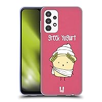 Head Case Designs Greek Yogurt Yummy Doodle Soft Gel Case Compatible with Samsung Galaxy A13 (2022)