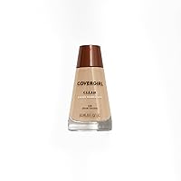 COVERGIRL Clean Makeup Foundation Creamy Natural 120, 1 oz (packaging may vary)