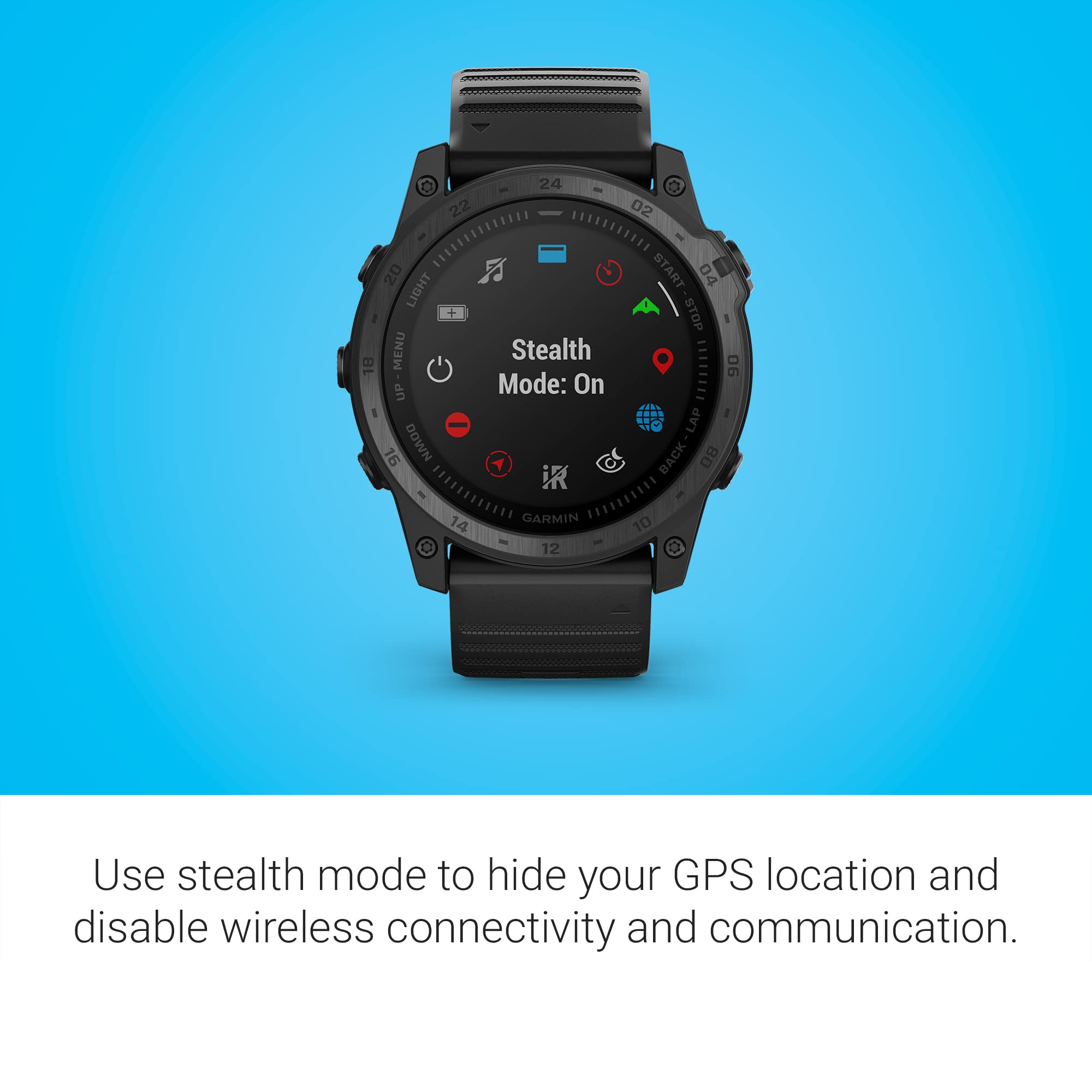 Gamin tactix 7, Standard Edition, Ruggedly Built Premium Tactical GPS Watch with Silicone Band