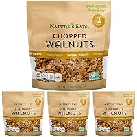Nature's Eats Chopped Walnuts, 8 Oz (Pack of 4)