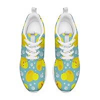 Yellow Duck Running Shoes Women Sneakers Walking Gym Lightweight Athletic Comfortable Casual Fashion Shoes