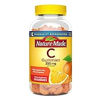 Nature Made Adult Gummies 200 CT Vitamin C Dietary Supplement, Orange