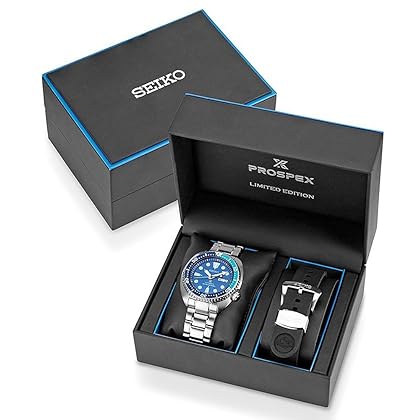 Seiko Prospex Blue Lagoon Turtle Limited Edition Divers Automatic Men's Watch SRPB11