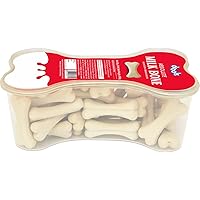 Absolute Milk Bone Jar, Dog Treats - 20 Piece (300gm) - New for All Breed Sizes for Dogs Preservative-Free