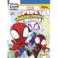 Spiderman and Friends Stick & Color
