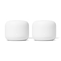 Nest Wifi - Home Wi-Fi System - Wi-Fi Extender - Mesh Router for Wireless Internet - 2 Pack