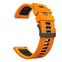 Silicone Straps for Suunto 9 Peak Sport Smart Watch Breathable for YAMAY SW022 Smartwatch Replacement Band 22mm Bracelet (Color : Style A, Size : for YAMAY SW022)