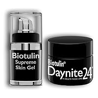 Supreme Skin Gel Facial Lotion Anti Aging Treatment 15 ml With Daynite24+ Absolute Face Cream 50 ml Wrinkle Cream Combo, Made In Germany