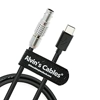 Alvin's Cables PD USB-C Type-C to 2 Pin Power Cable for Tilta| Teradek| SmallHD| Z-CAM Fast Charging Cable 60cm|24inches