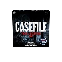 Goliath Casefile: Truth & Deception Game - Based On Hit Crime Podcast Casefile - Replayable Strategy Game, Ages 12 and Up, 3-4 Players , Black, Medium