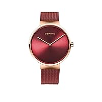 BERING Unisex Analogue Quartz Watch with Stainless Steel Strap