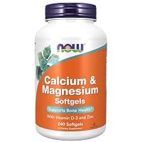 Foods, Calcium & Magnesium + D - 240 Softgels