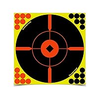 12 Inch Bullseye Targets - 5 Count Pack with 120 Pasters