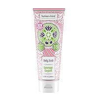 Body Scrub - Exfoliating, Hydrating Body Polish that Scrubs Away Dead Skin Cells - Clarifying Treatment for Soft, Smooth Skin with Bamboo Extract Beads - Vegan and Cruelty Free - 6.76 oz