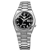 Seiko Men's SNK063J5 Seiko 5 Seiko 5 Automatic Black Silver [Parallel Import], Bracelet Type