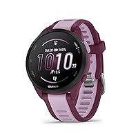 Garmin Forerunner 165 Music, Running Smartwatch, Colorful AMOLED Display, Training Metrics and Recovery Insights, Music on Your Wrist, Berry