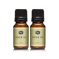 P&J Trading Fragrance Oil | Green Tea Oil 10ml 2pk - Candle Scents for Candle Making, Freshie Scents, Soap Making Supplies, Diffuser Oil Scents