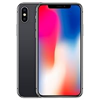 iPhone X (64GB, Space Gray) [Locked] + Carrier Subscription