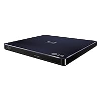 LG 6x BP50NB40 Ultra Slim Portable Blu-ray Writer with M-DISC Support, Mac OS X Compatible (Black, Retail Box)